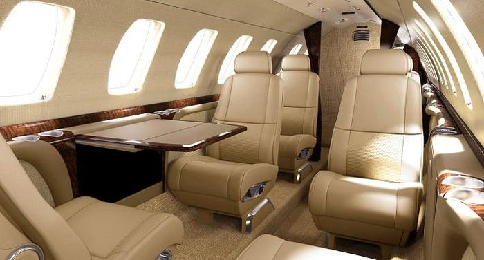 Chiếc Cessna của Kaka có nột thất sang trọng 