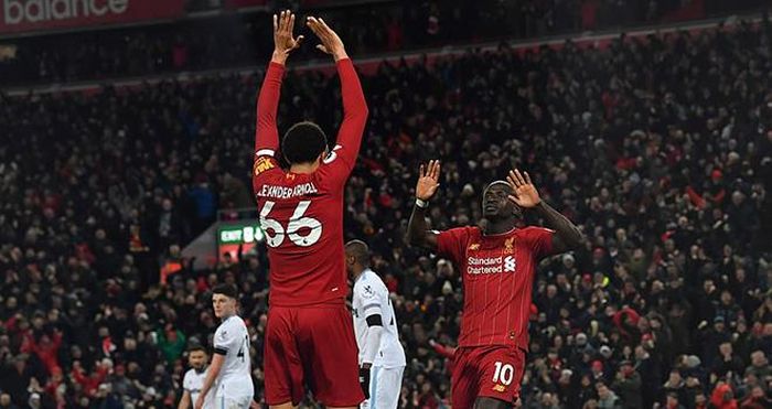 Mane ấn định chiến thắng kịch tính cho Liverpool sau đường kiến tạo của Alexander Arnold