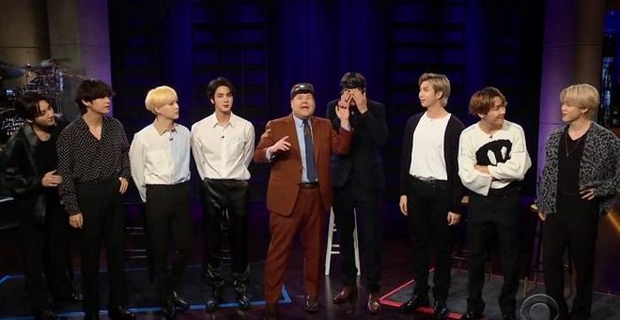 BTS trong chương trình The Late Late Show