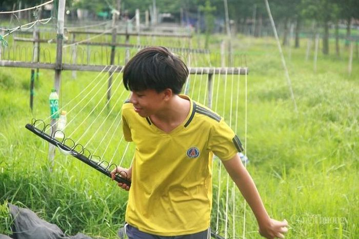 Cả "xóm kéo dây" có hơn chục gia đình ở túm tụm lại với nhau từ khi mới lên Sài Gòn, có đủ cả già trẻ, lớn bé. Những đứa trẻ được cha mẹ mang theo từ quê lên cũng có, có đứa lại được sinh ra ở mảnh đất này.