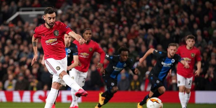  Bruno Fernandes thực hiện 2 quả penalty thành công cho MU trong 2 trận liên tiếp. Ảnh: Getty. 