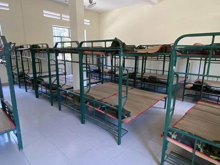Khu vực các chiến sĩ ở sẽ được sắp xếp làm BV dã chiến