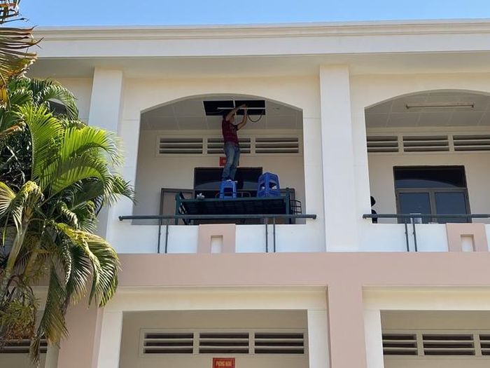 Công tác thi công đang được thực hiện