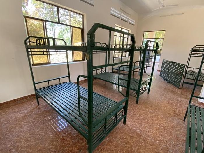 Sắp xếp giường trong BV dã chiến