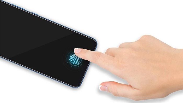 Galaxy A50 có cảm biến vân tay trên màn hình chính. 