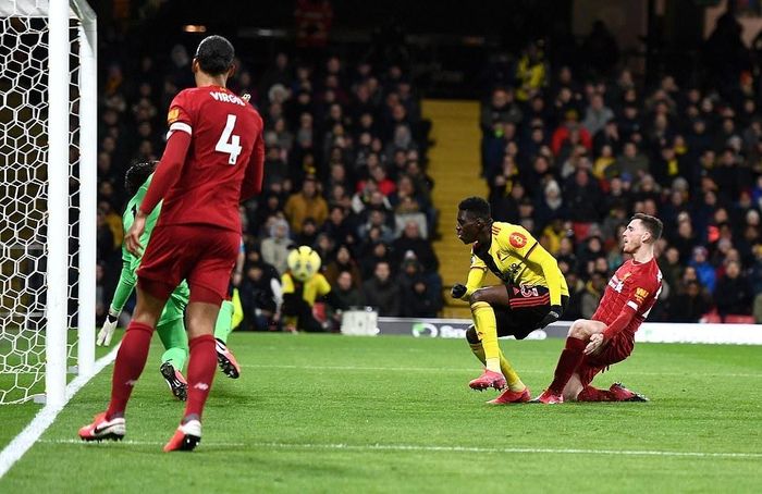 Trận thua không làm ảnh hưởng quá nhiều tới việc Liverpool sẽ lên ngôi vô địch, nhưng nó khiến đội bóng của HLV Klopp chấm dứt mạch trận bất bại từ đầu mùa. Ảnh: AFP.