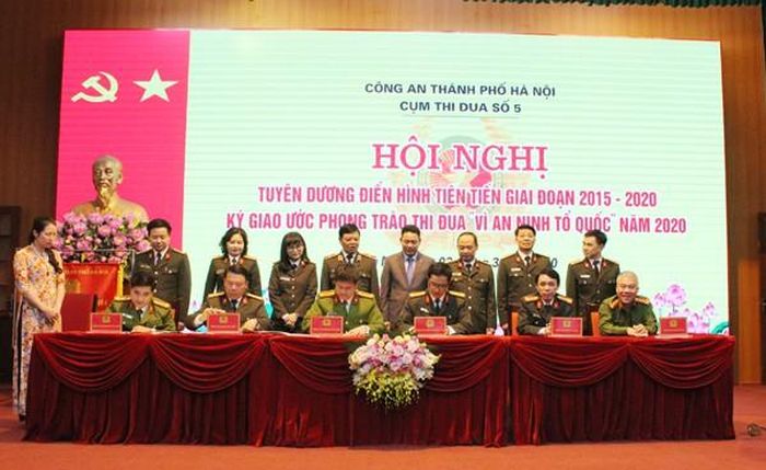Các đơn vị trong Cụm ký giao ước thi đua