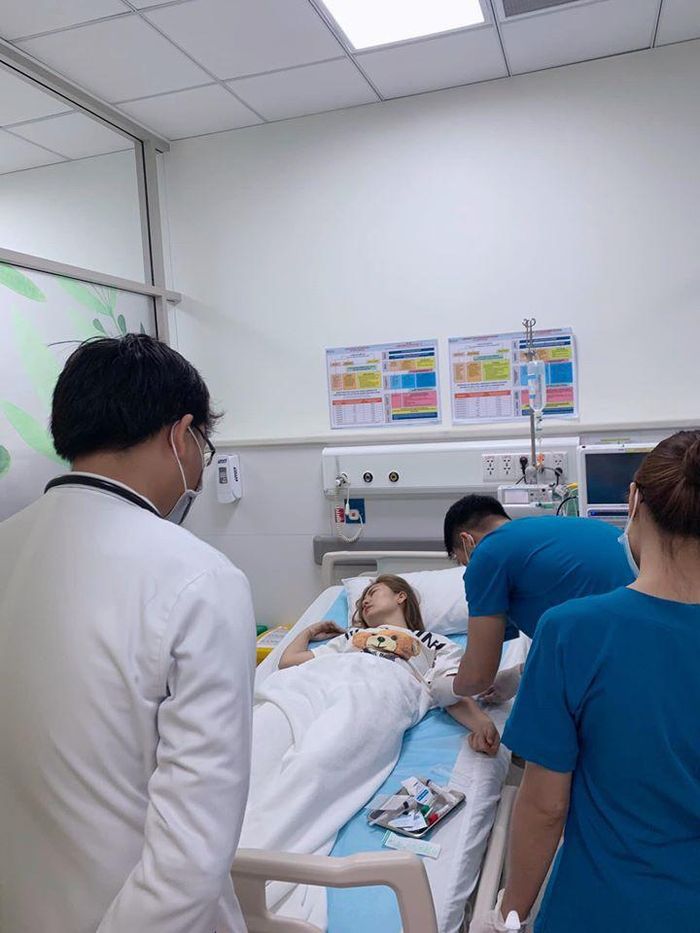 Hình ảnh Ngọc Lan trong viện.