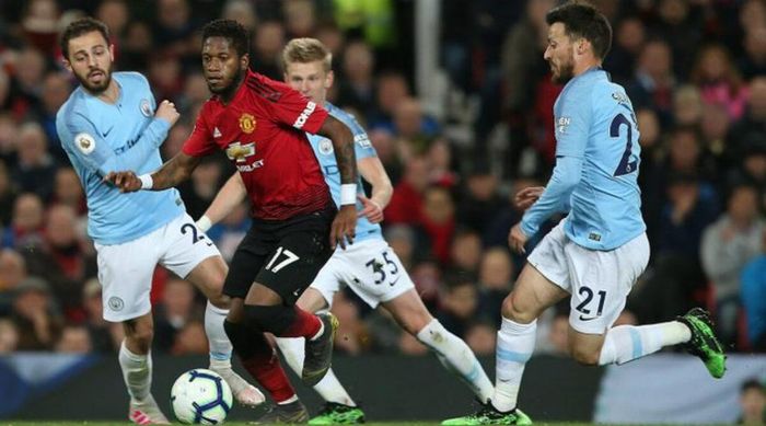 Fred từng chói sáng khi MU hạ Man City vào tháng 12 năm ngoái. Ảnh: Getty.