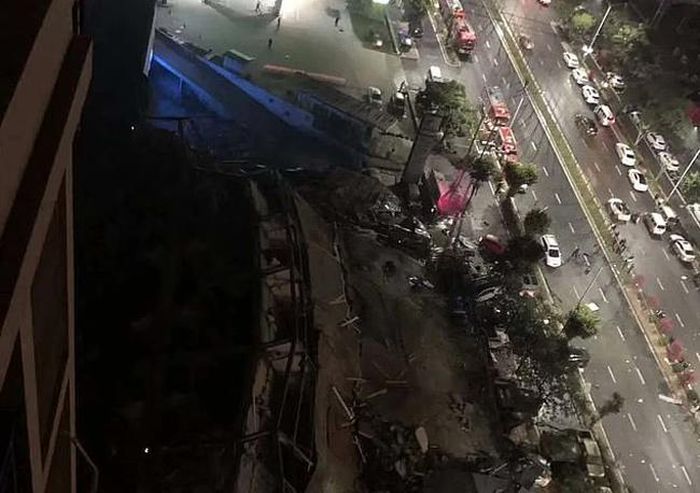 Khách sạn Quanzhou Xinjia là một trong những nơi cách ly tạm thời những người bị nghi nghiễm COVID-19. Ảnh: Daily Mail