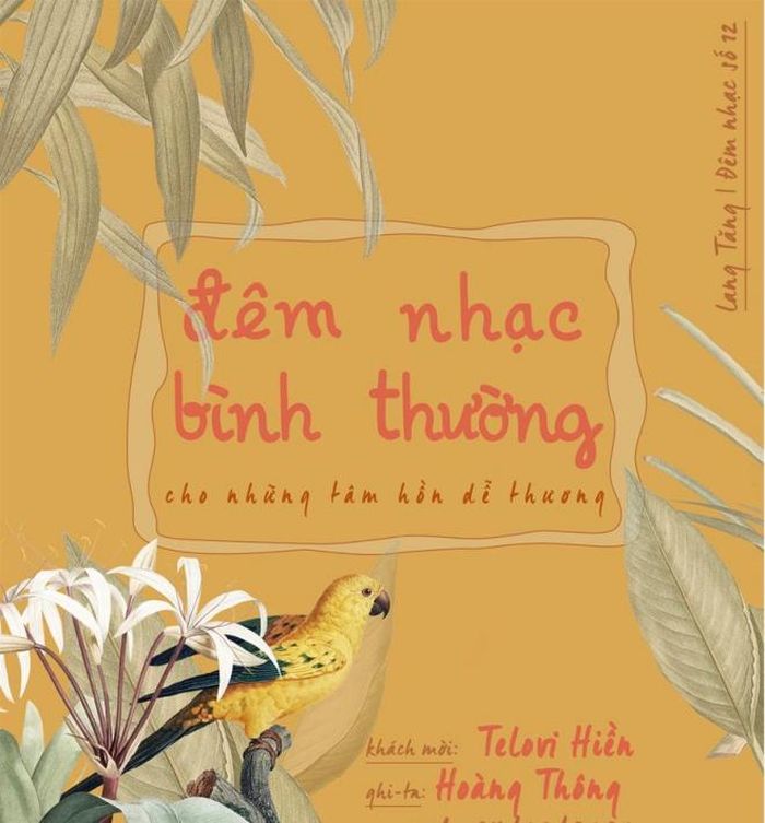 "Đêm nhạc Bình thường". Nguồn: Internet