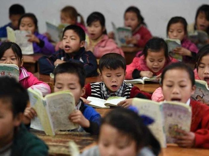 Ở “mô hình học tăng cường” học sinh năng khiếu sẽ được phát hiện trong quá trình học chung với học sinh thường. Ảnh: L.G.