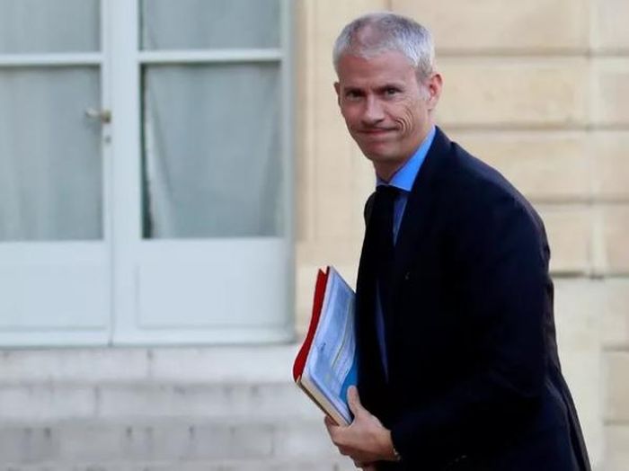 Bộ trưởng Văn hóa Franck Riester. Ảnh: Reuters