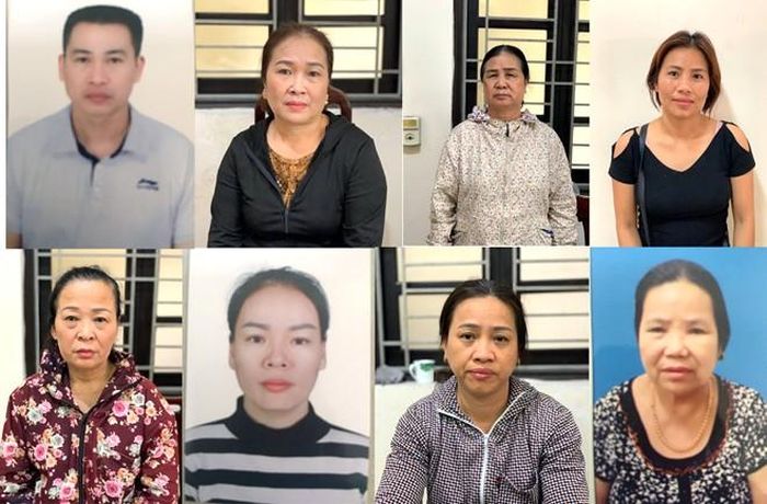 Các đối tượng còn lại trong đường dây đánh bạc 
