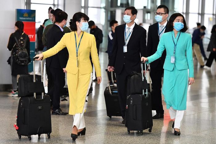  Vietnam Airlines cho biết đã khoanh vùng và báo cáo với nhà chức trách danh sách các phi công, tiếp viên, nhân viên và hành khách liên quan để có phương án xử lý kịp thời. Ảnh minh họa: Hoàng Hà. 