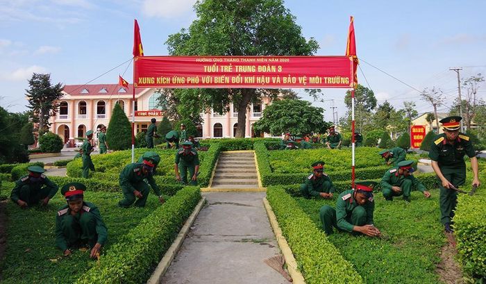 Tuổi trẻ Trung đoàn 3, Sư đoàn 330, Quân khu 9 khởi động Tháng Thanh niên năm 2020.