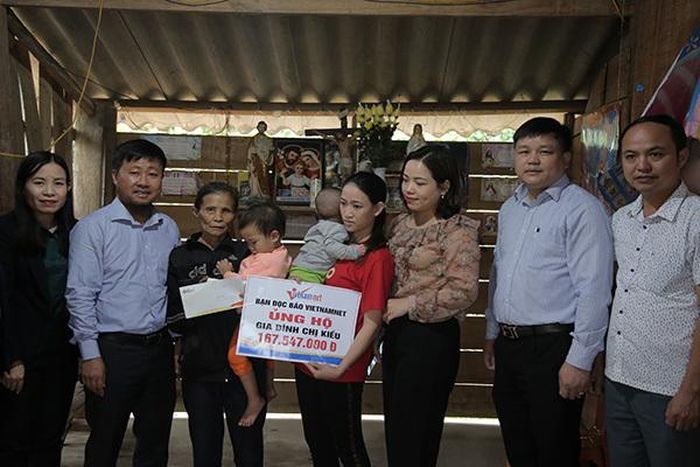 Món quà đã kịp thời động viên gia đình chị Kiều