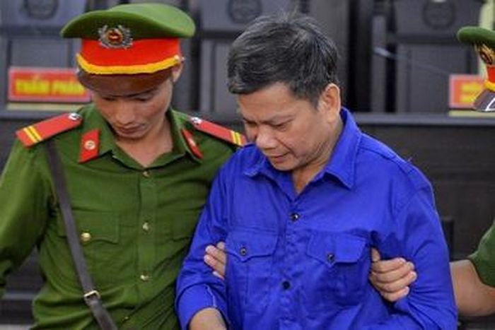 Bị cáo Lò Văn Huynh. Ảnh: Hoàng Đông.