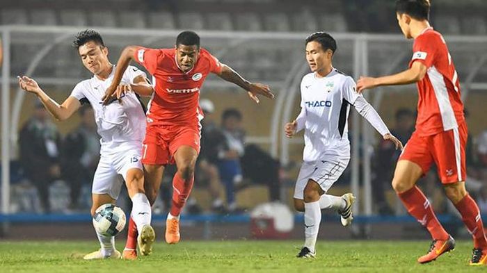 Trận hòa 3-3 đầy kịch tính của HAGL và Viettel khiến đội khách tiếc nuối nhiều hơn. Ảnh: VTFC