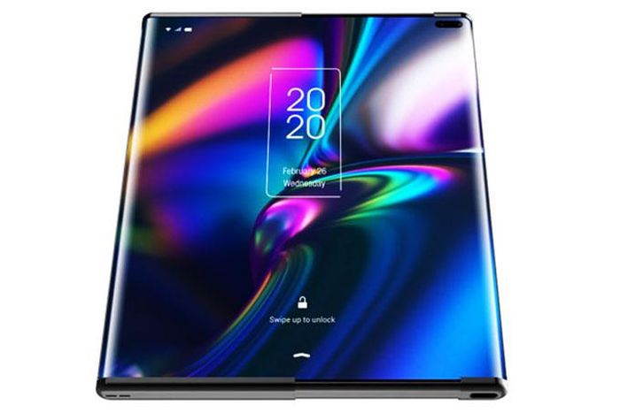 Ý tưởng điện thoại cuộn lại của TCL 
