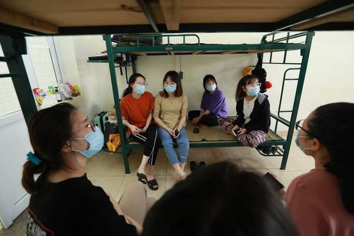 Những người đang được cách ly theo dõi COVID-19 tại đây chủ yếu là du học sinh trở về từ Hàn Quốc.