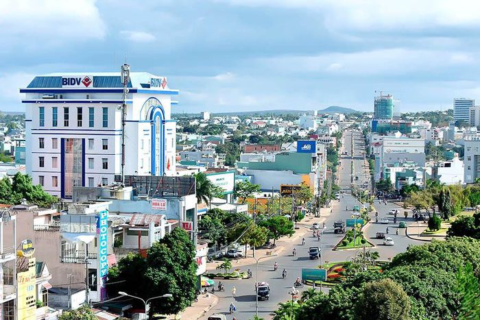 Một góc TP. Pleiku hôm nay. Ảnh: Đức Thụy