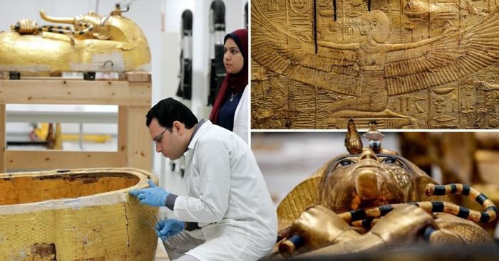 Bên cạnh xác ướp pharaoh Tutankhamun, các chuyên gia tìm thấy hơn 5.000 cổ vật cực giá trị. Phải mất vài năm, các chuyên gia mới hoàn thành việc sắp xếp và phân loại toàn bộ số hiện vật này.