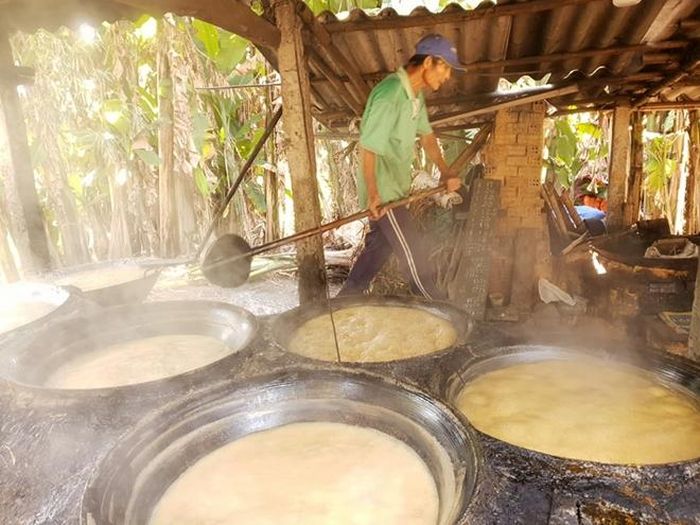 Một chu trình nấu đường thường kéo dài hơn 1h30 phút