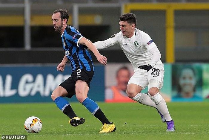 Godin đang không hạnh phúc tại Inter Milan. Ảnh: Getty.