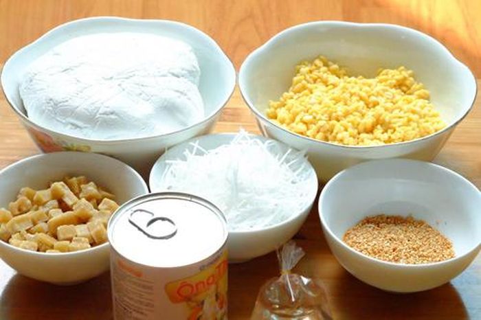 Nguyên liệu làm bánh trôi, bánh chay