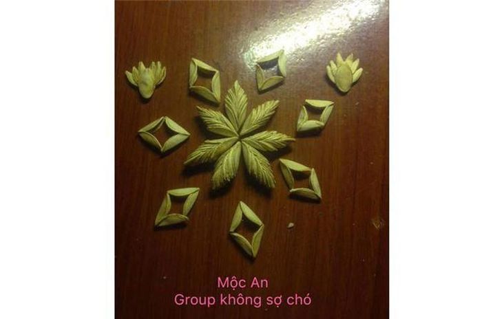 Tha hồ thể hiện sự sáng tạo, độ khéo léo từ vỏ hạt bí.