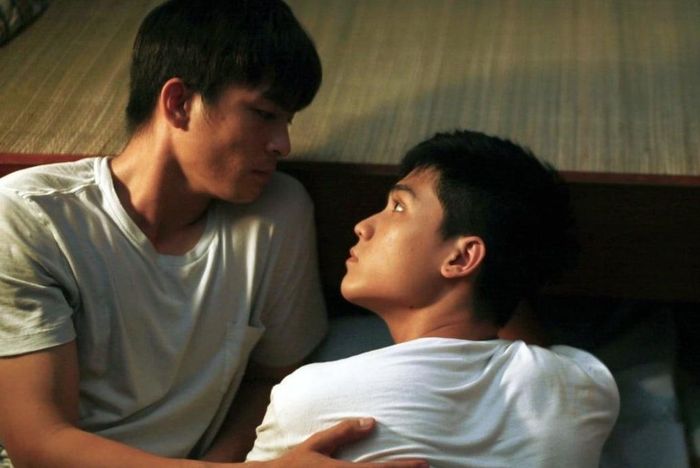 Lãnh Thanh và Gia Huy trong "Thưa mẹ con đi"