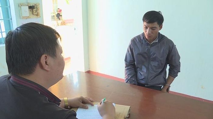 Đối tượng Đạt tại Cơ quan điều tra 