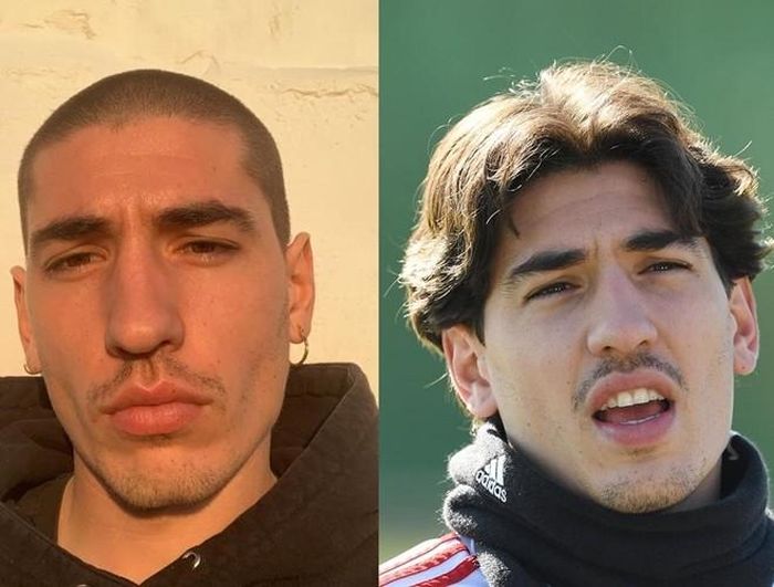  Hậu vệ Hector Bellerin (Arsenal) rời xa mái tóc bồng bềnh quen thuộc 