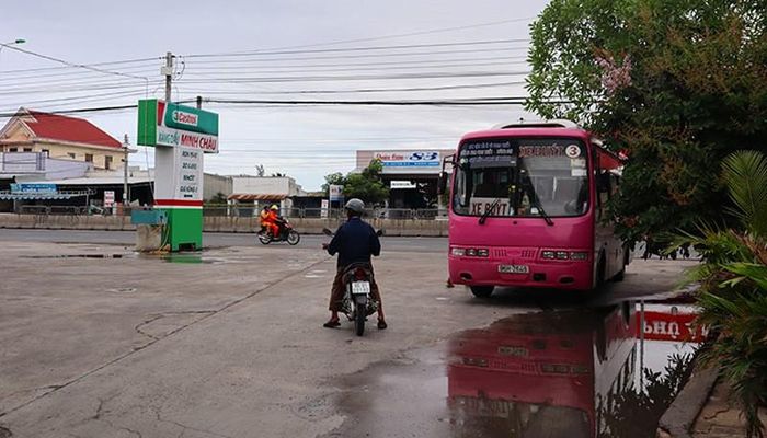 Xe buýt tại Bình Thuận.