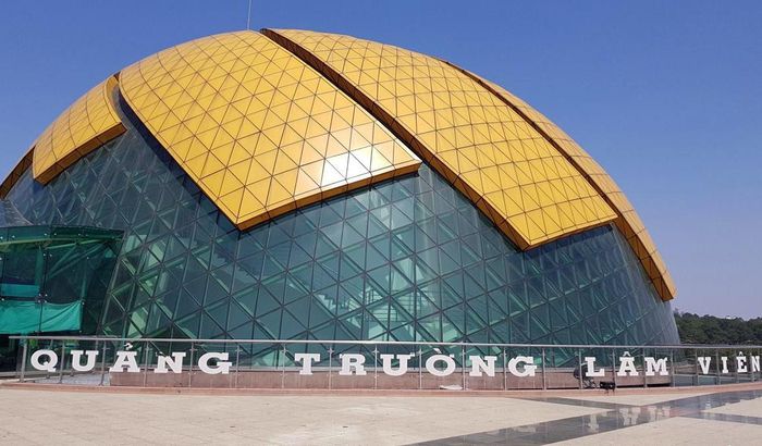 Một góc Quảng trường Lâm Viên.