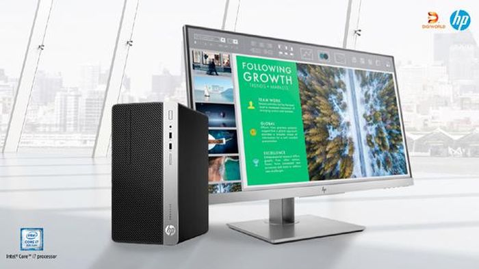  HP Prodesk 400 G6 MT giải quyết nhanh gọn bài toán làm mới lại diện mạo bàn làm việc