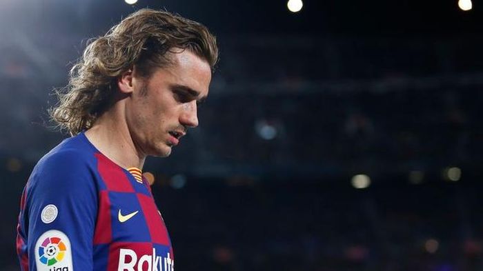Griezmann đối diện với tương lai bất ổn tại Barcelona. Ảnh: Getty.