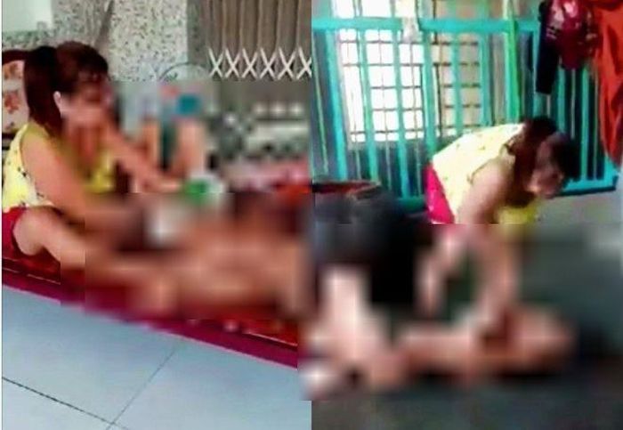 Thậm chí, người phụ nữ này còn dùng tay đánh vào vùng bụng, mặt của cụ Lan mặc cho cụ khóc lóc, van xin. Bà Mai còn tỏ thái độ bất hiếu khi liên tục nói "chết sớm đi" và hăm dọa sẽ bóp cổ mẹ ruột của mình nếu như cụ bà cứ khóc. 