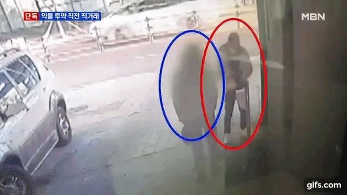 Mọi hành động của nam ca sĩ đều được CCTV ghi lại.