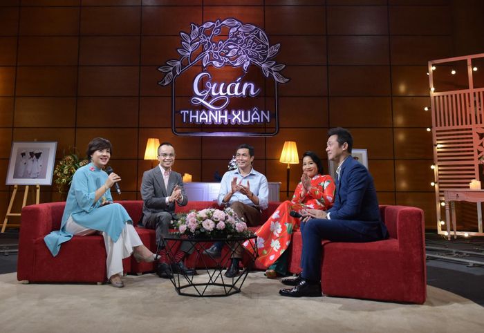 MC Diễm Quỳnh, Anh Tuấn và khách mời tham gia chương trình Cô gái đến từ hôm qua