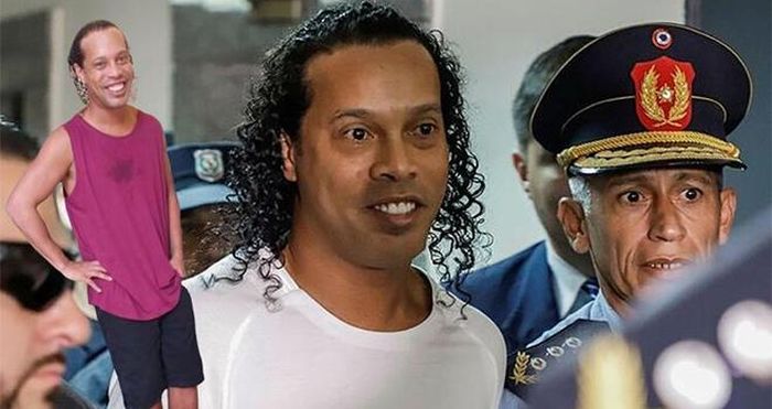 Ronaldinho được tại ngoại sau gần 1 tháng ngồi tù