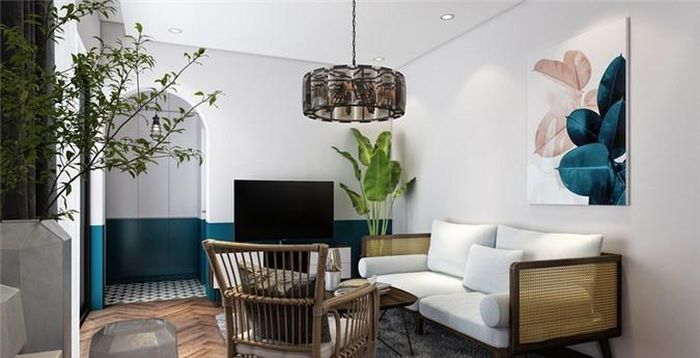 Gia chủ là người hoài cổ, bởi vậy khi trang trí cho tổ ấm những sản phẩm nội thất mang phong cách xưa được anh ưu tiên sử dụng.