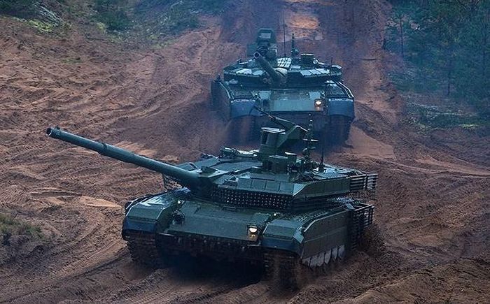 Xe tăng T-90M tham gia một cuộc tập trận của Quân đội Nga.