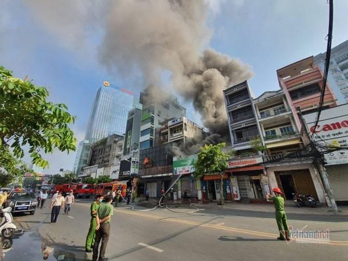 Hiện trường vụ hỏa hỏa