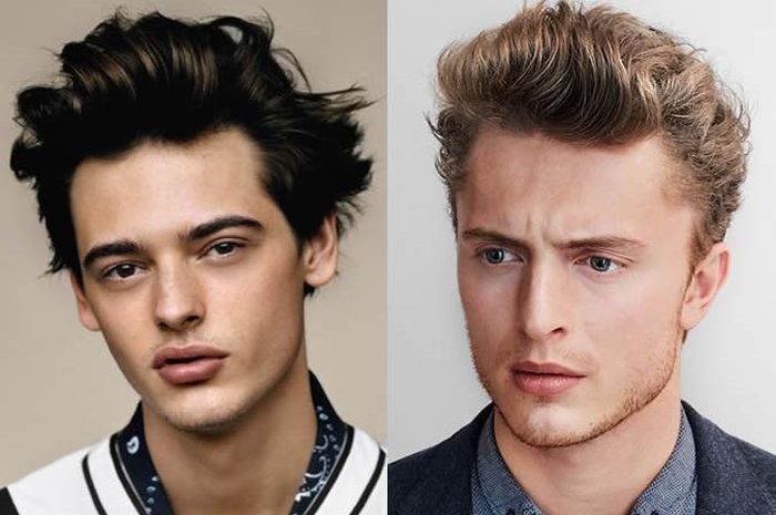  Pompadour rối tôn vinh sự tự nhiên của mái tóc. 