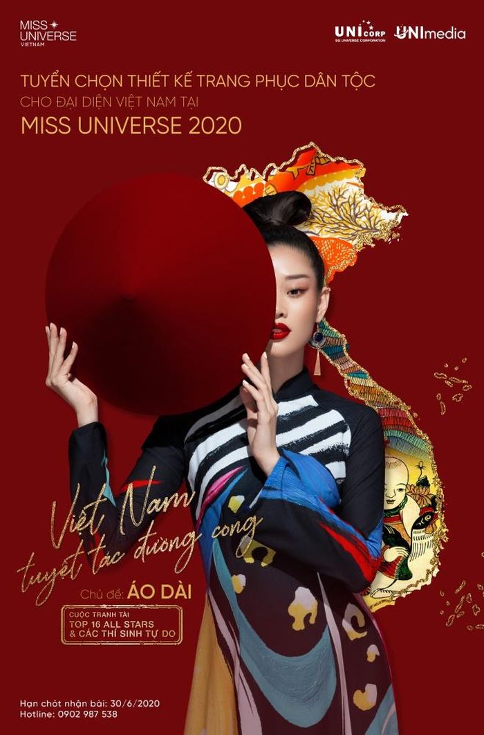 Hoa hậu Khánh Vân trong trang phục áo dài
