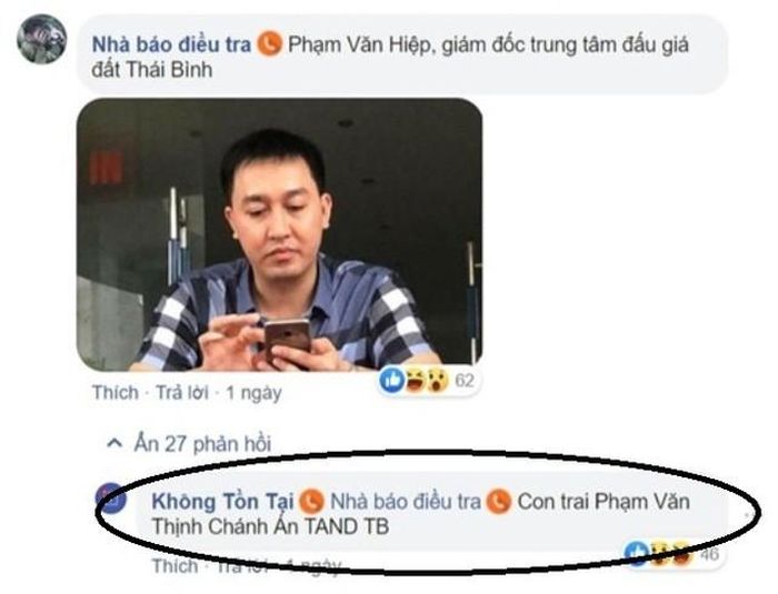 Đinh Văn Huynh bình luận thông tin không đúng sự thật trên mạng xã hội. Ảnh: H.Tâm