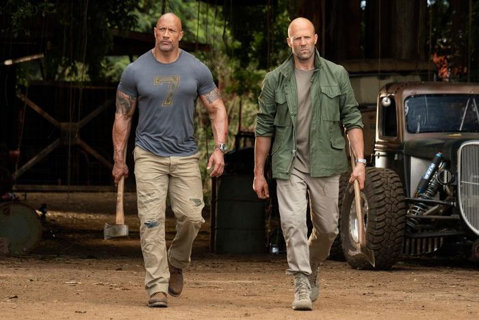  The Rock và Jason Statham tạo thành một bộ đôi hành động ăn ý trên màn ảnh. 