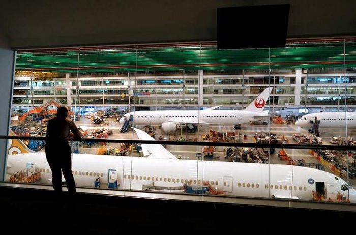  Trước đó, Boeing cũng đã yêu cầu nhân viên trở lại với công việc tại nhà máy ở Seatles. Cơ sở này có khoảng 27.000 công nhân và là xưởng sản xuất phần lớn máy bay Boeing. Ảnh: New York Times. 